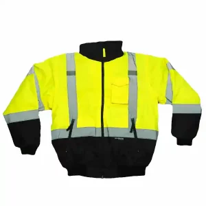 HI-VIZ JACKET BLK BOTTOM 2XL, Tall