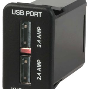 USB Dual Port, 4.8A with terminal connectors