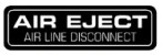 AIR EJECT NAMEPLATE