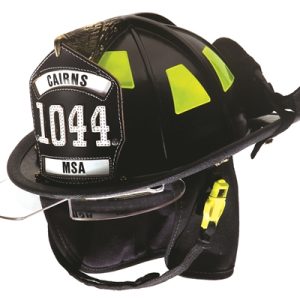 1044 Helmet Black w/ NFPA Bourkes Std