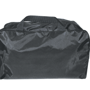 BLACK PLAIN DUFFLE (12"WX13"HX24"L)