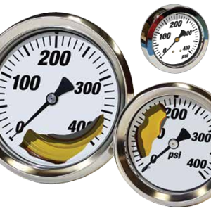 TC Series 63mm Pressure Gauge - -30-600psi Enhanc