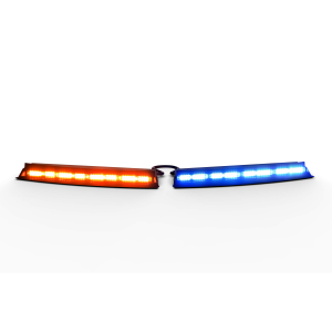 Thin supervisor dual color red and blue Windshield