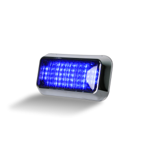 3x7 blue LED perimeter light with bezel.