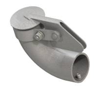 EXHAUST ELBOW KIT, ELBOW/CAP