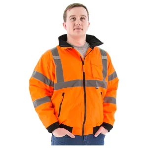 ORANGE HI-VIZ BOMBER XTRA LARGE