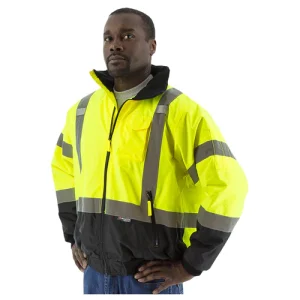 HI-VIZ JACKET BLK BOTTOM Xtra Large, Tall