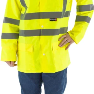 HI-VIZ RAIN JACKET 4XL
