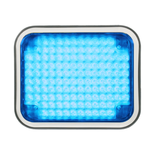 11X9 blue LED perimeter light with bezel