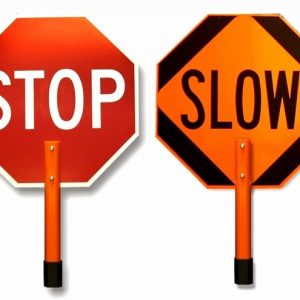 18" ALUM STOP/SLOW PADDLE