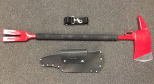 All-Axx 6# Pick 11# Steel Handle Red Halligan Fork