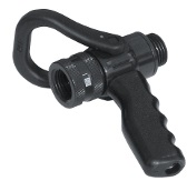 1" NH Ball Shut Off with Pistol Grip