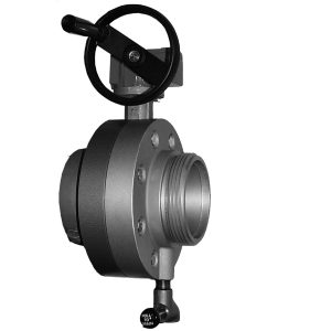 BUTTERFLY VALVE 5"FNSTx5"MNST
