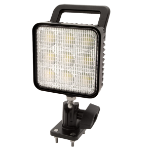 Worklamp, 9 LED, Square Swivel, 12-24v, Flood