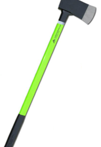 6# FLAT AXE HI-VIZ LIME 36" HANDLE