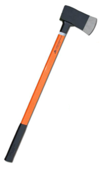 8# Flat Axe OAL 36", Orange Fiberglass Handle, Fla