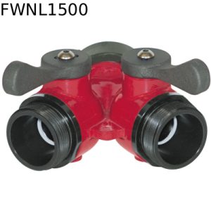FORESTRY WYE 1.5" F X (2) 1.5" M NST