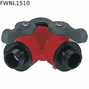 FORESTRY WYE 1.5" F X (2) 1" M NH