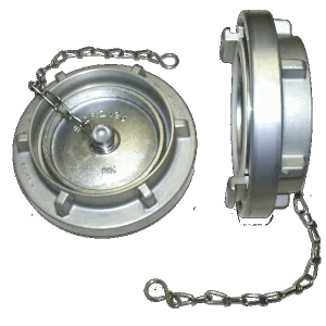 5" Storz Blind Cap w/ Chain