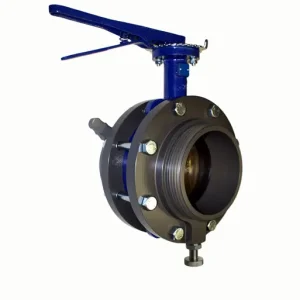 Butterfly Valve 6" NH male x 6" NH female swivel l