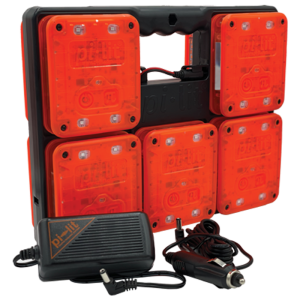 Professional 10-set Rechargable Orange Flare Set