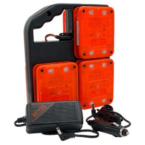 Professional 6-set Rechargable Orange Flare Set