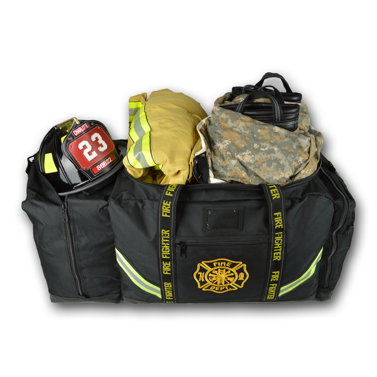 Premium 3XL Turnout Gear Bag Black - Image 2