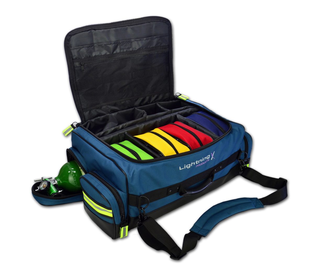 Modular Oxygen Trauma Bag w Fill Kit NAVY - Image 2