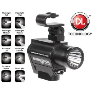 HEMET MOUNTED DUAL LED LIGHT BLACK
