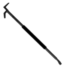 5' NY Hook (Black Powder Coat) w/Chisel End
