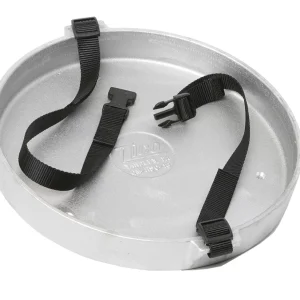Round safety can mount - holds up to 13" diameter