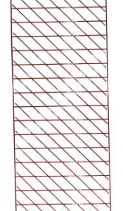18" RED RACK REAR SECURITY PANEL