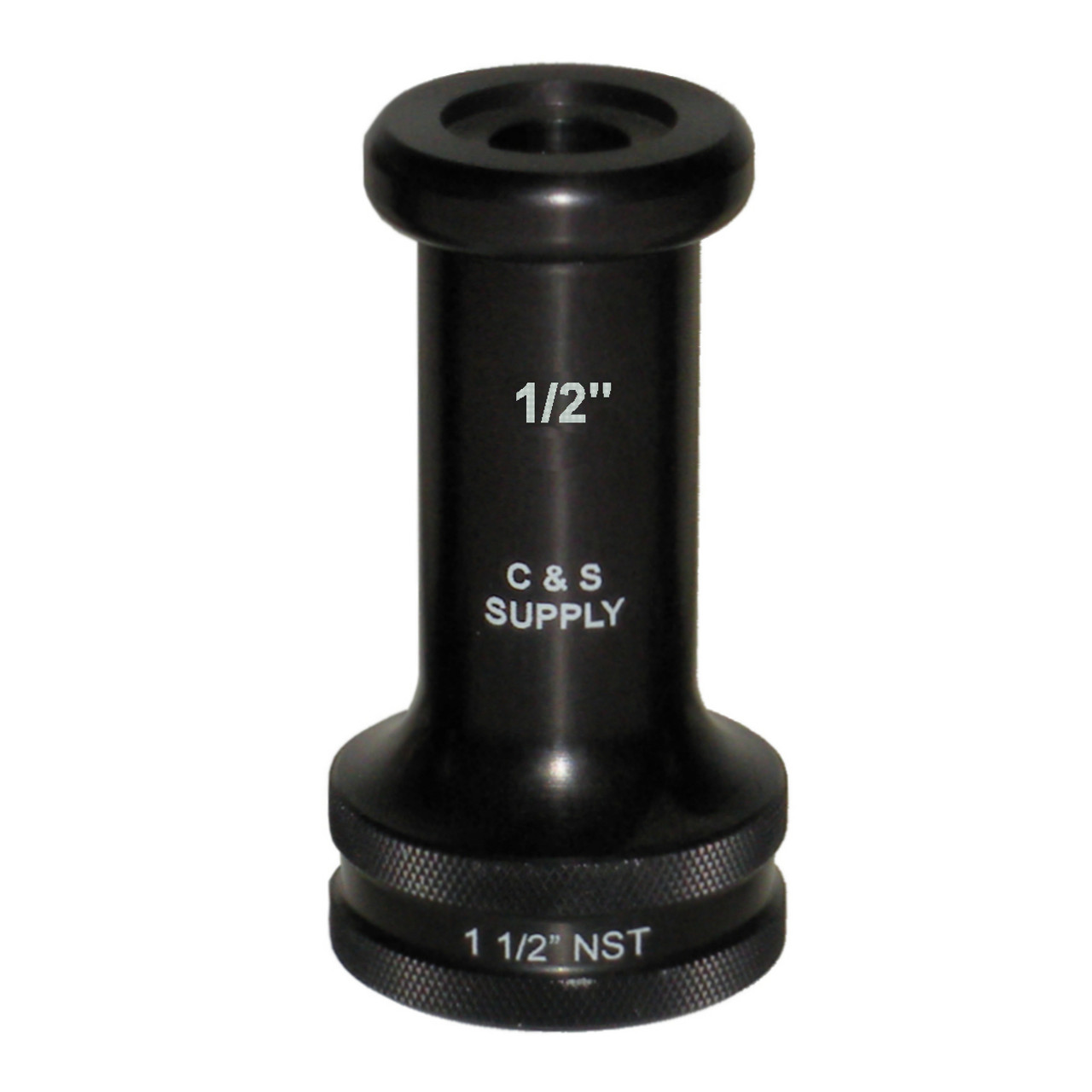 1.5" Straight Smooth Bore Nozzle 1/2" Outlet, 1.5"