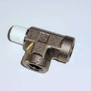 Tee,Male Run;1/4" Npt