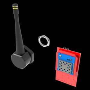Wireless monitor radio and antenna