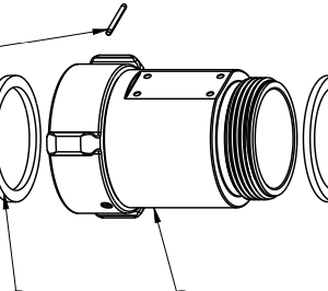 2.5" FLOW TEST BARREL W/NST SWIVEL