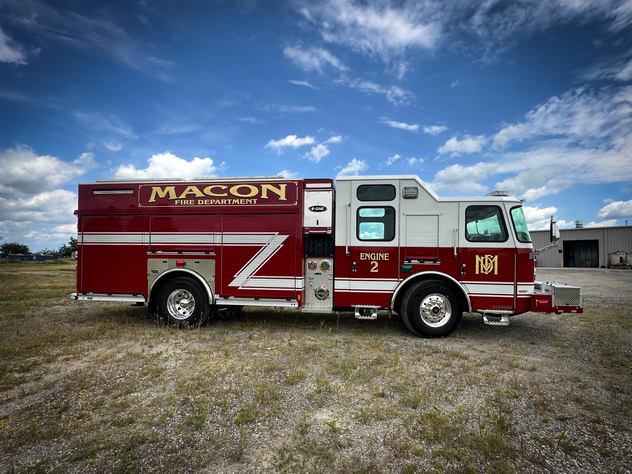 Macon City New Typhoon rescue pumper