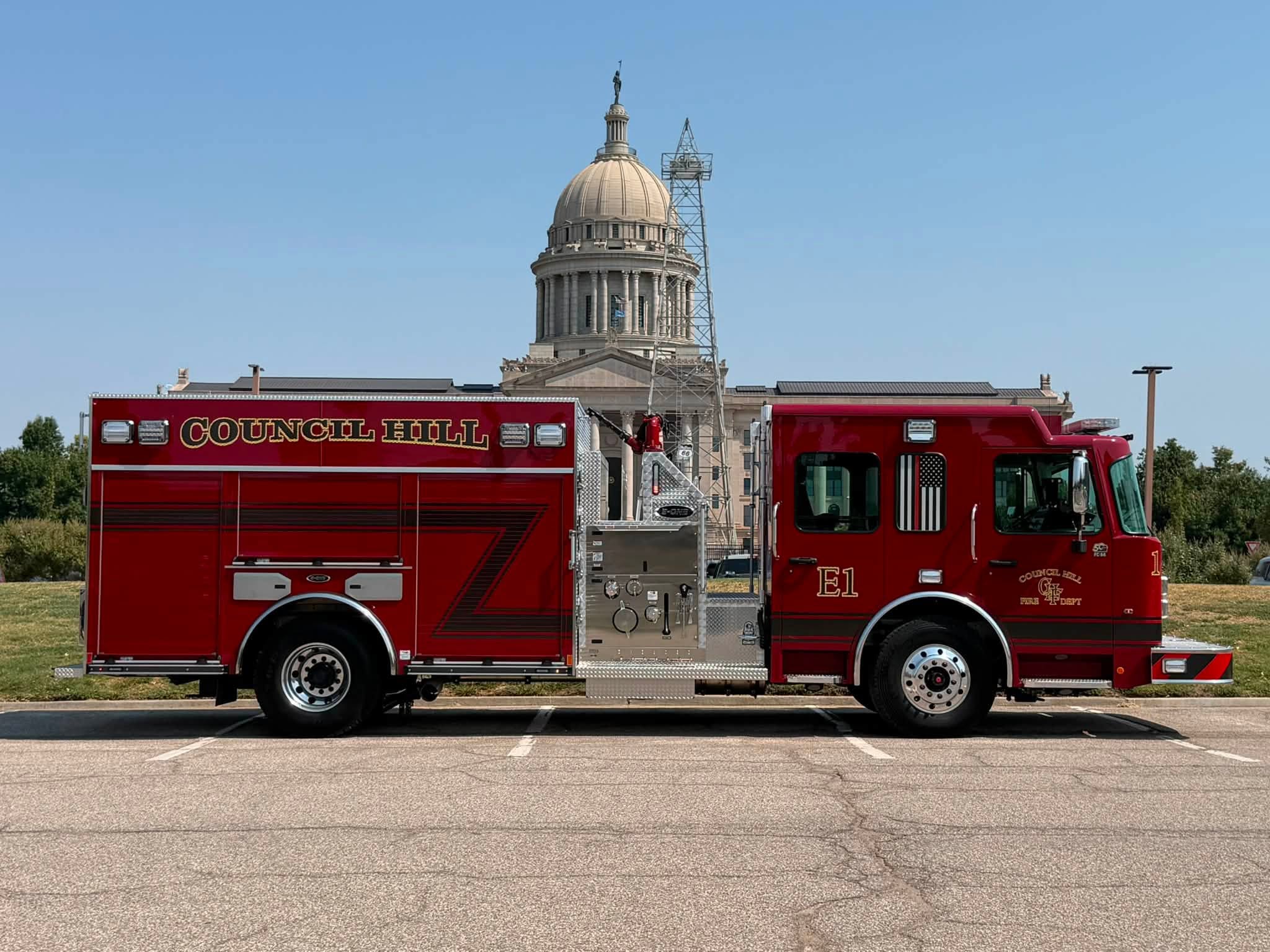 Council Hill Oklahoma Rescue Pumper