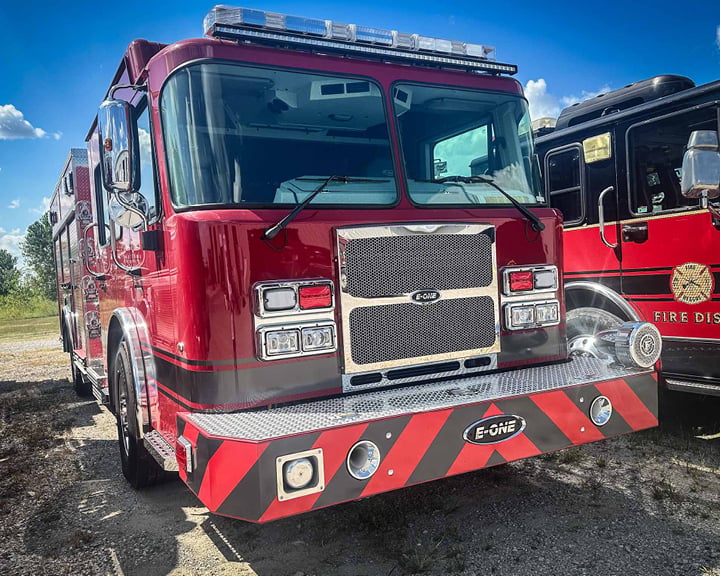 hp 75 aerial fire truck