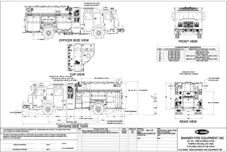 Drawing of Aluminum EMax for sale
