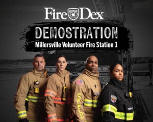 Fire Dex Demo at Millersville Volunteer Fire Station 1