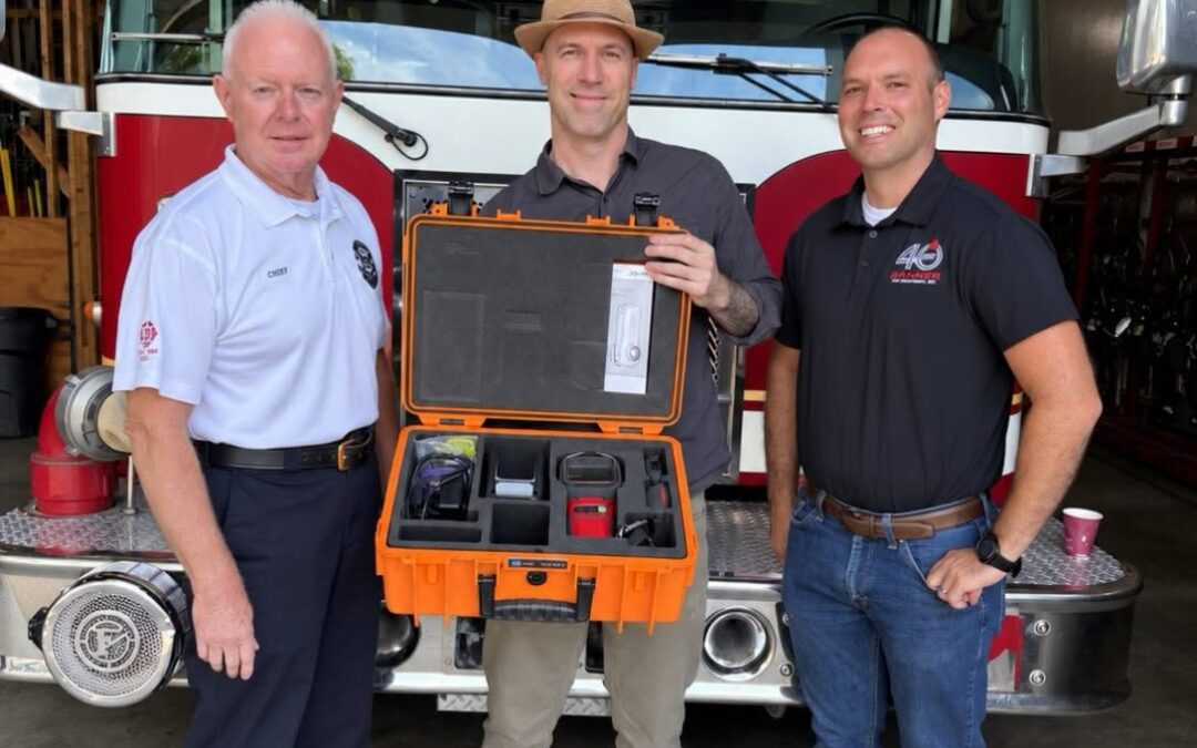 thermal imaging donation to St. Louis County Fire Academy